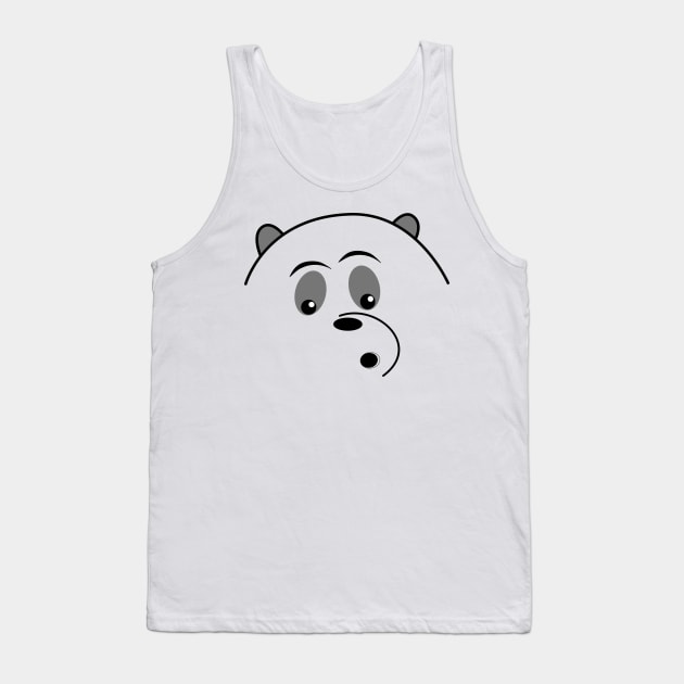 whistling Panda Tank Top by Aurealis